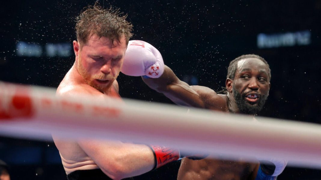 Canelo Alvarez pushes for rematch with Terence Crawford after battling cramps in first fight