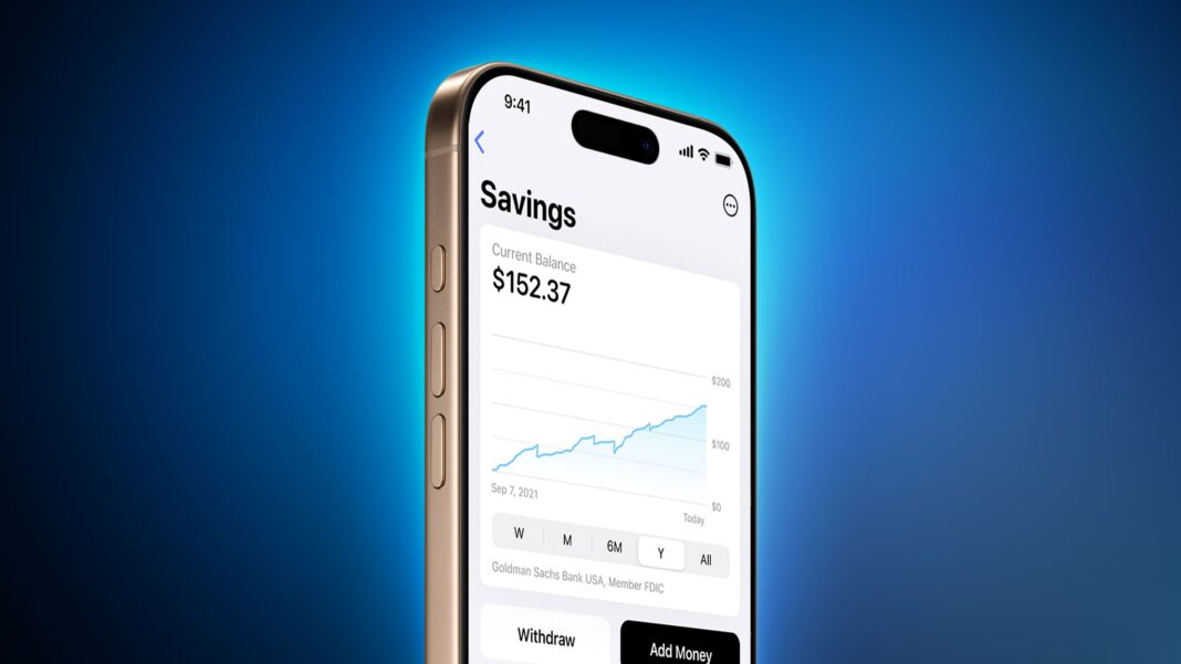 Apple Card Savings Account's Interest Rate Lowered