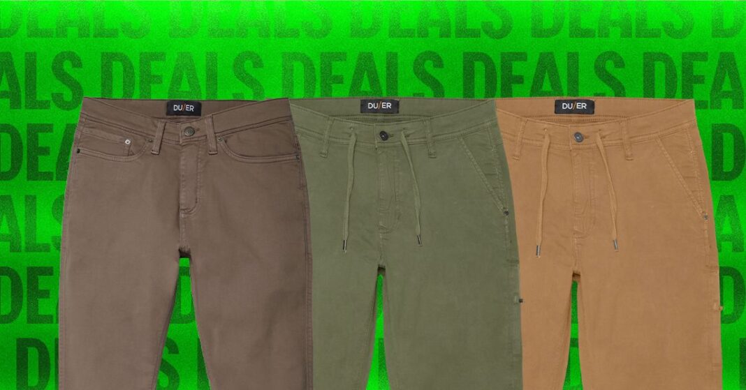 Duer’s Wear-Everywhere Pants Are on Sale This Weekend