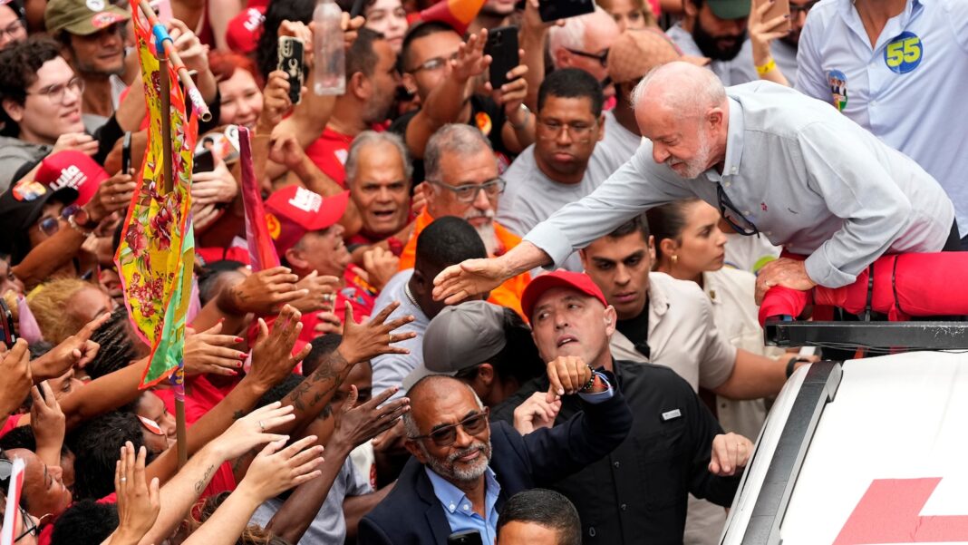 Brazil presidential vote pits Trump ally against Lula, who is seeking fourth nonconsecutive term